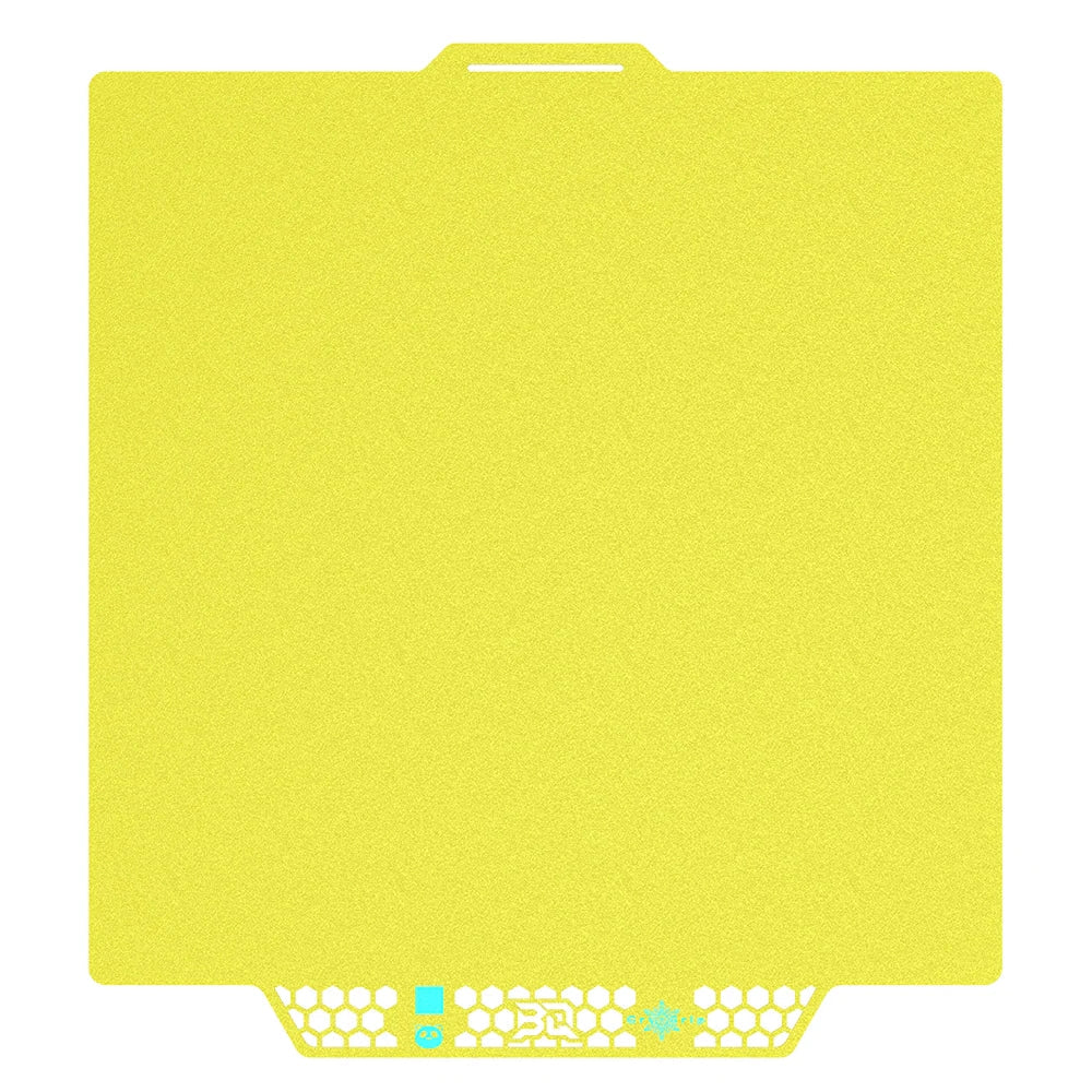 BIQU - Plateau CryoGrip Pro - Bambu Lab X1/P1/P2/A1 - Jaune glacé fin - (Glacier Fine Textures)