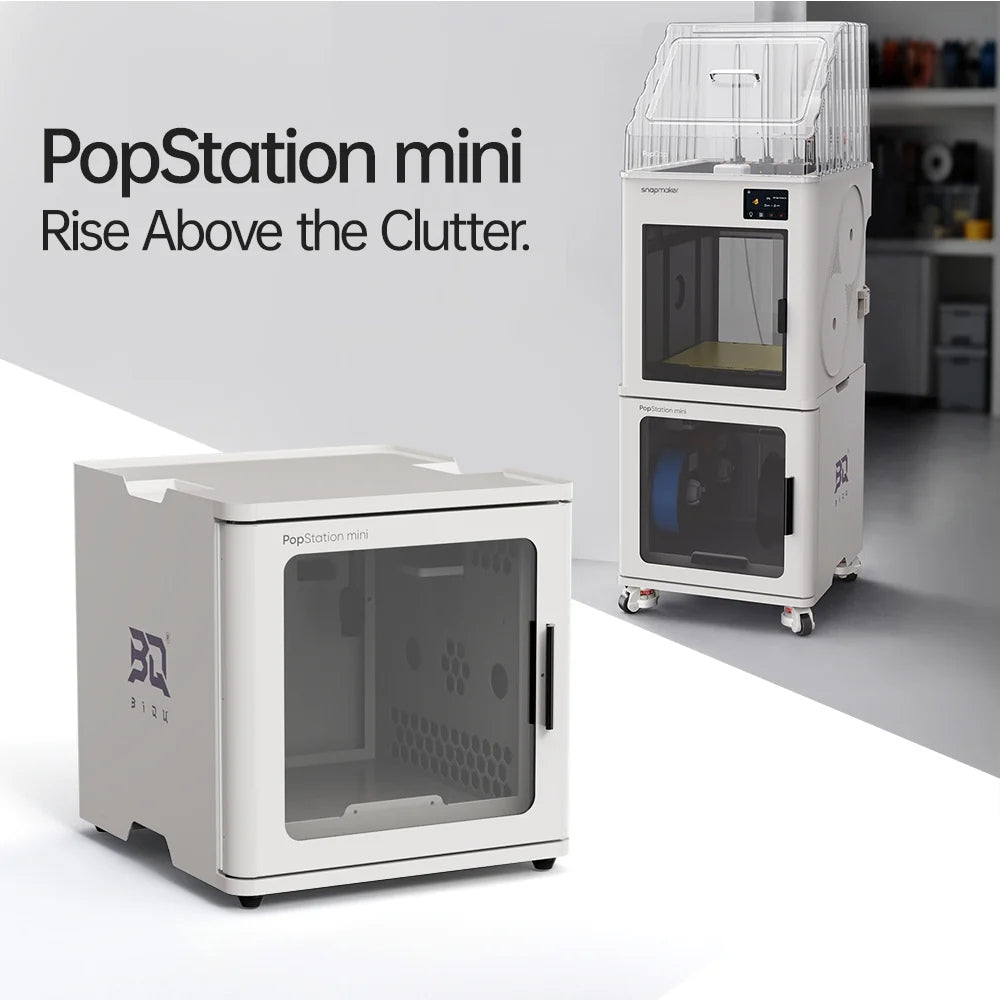 BIQU - PopStation Mini - Pack Armoire & Roues - Rangement pour Filaments pour Snapmaker U1