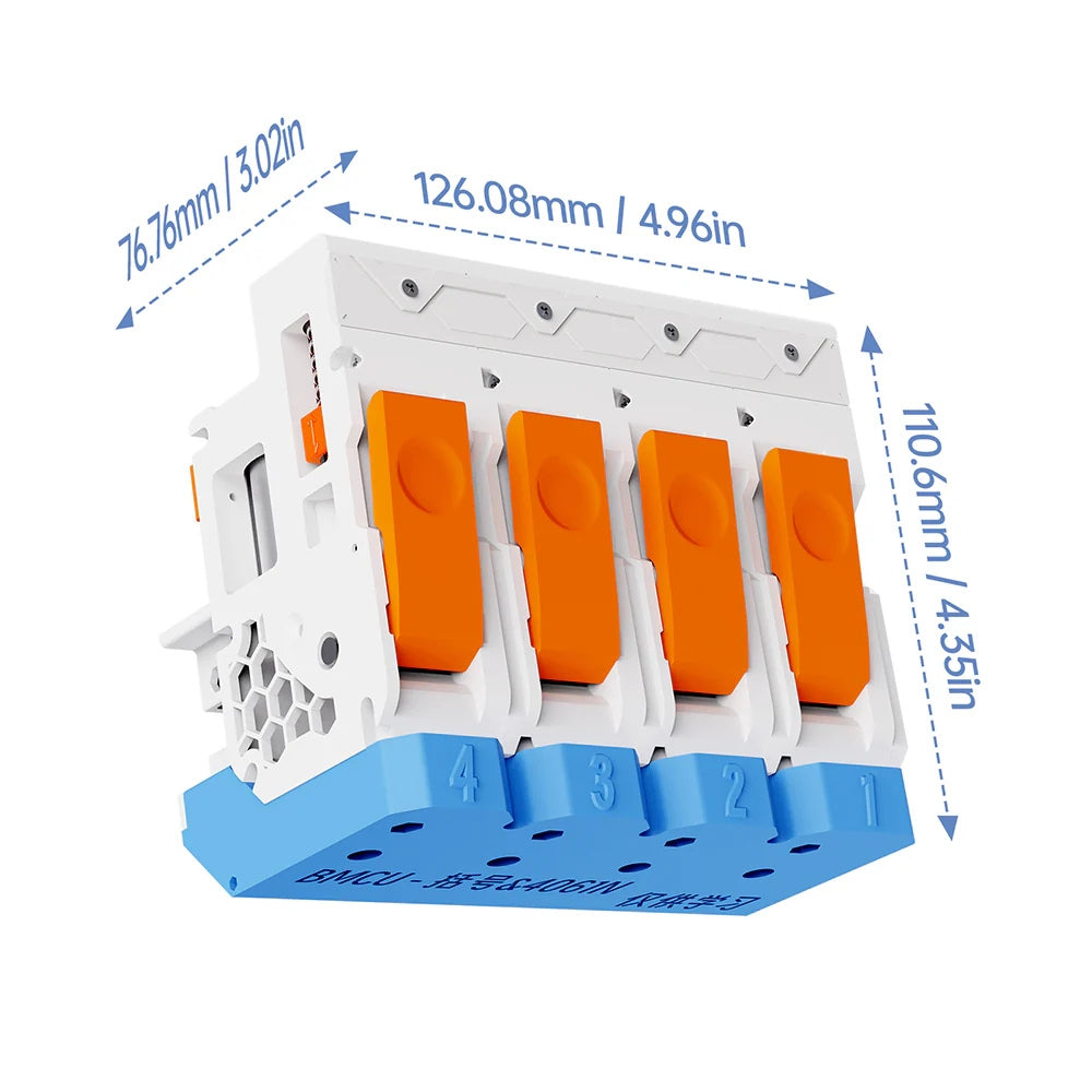 Biqu - BMCU-370 - Système d'Alimentation Multicolore Complet - Version Assemblée