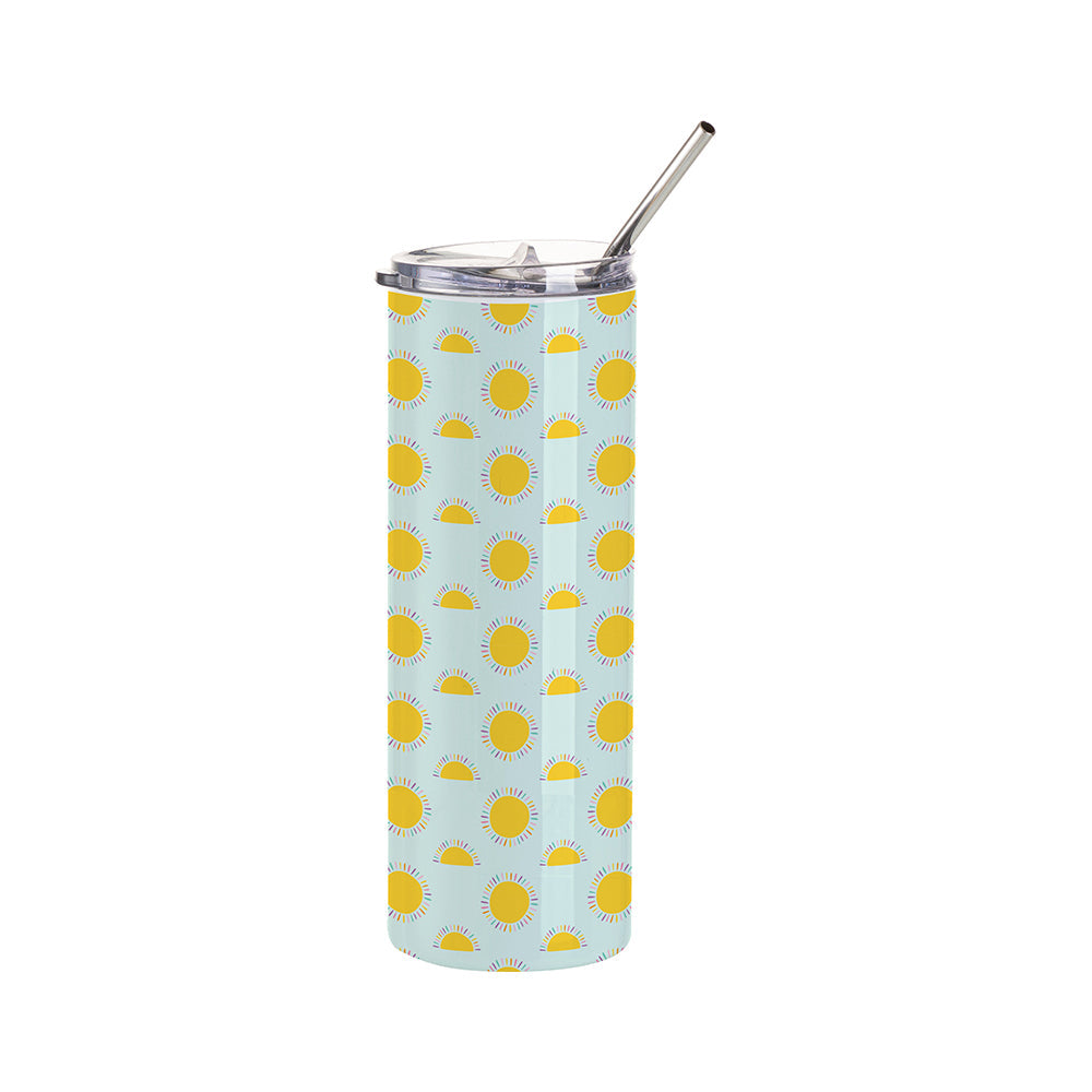 Craft Express - Verre en Acier avec Paille Sublimé
