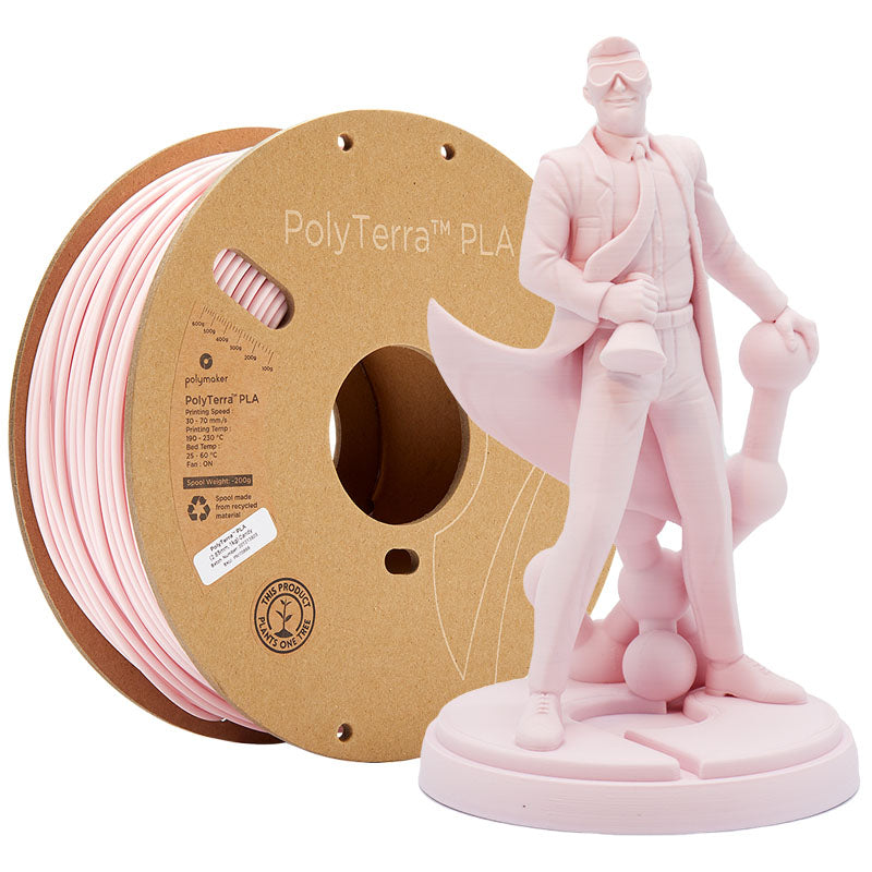 Polymaker - PolyTerra PLA - Rose Bonbon (Candy) - 1.75 mm - 1 kg