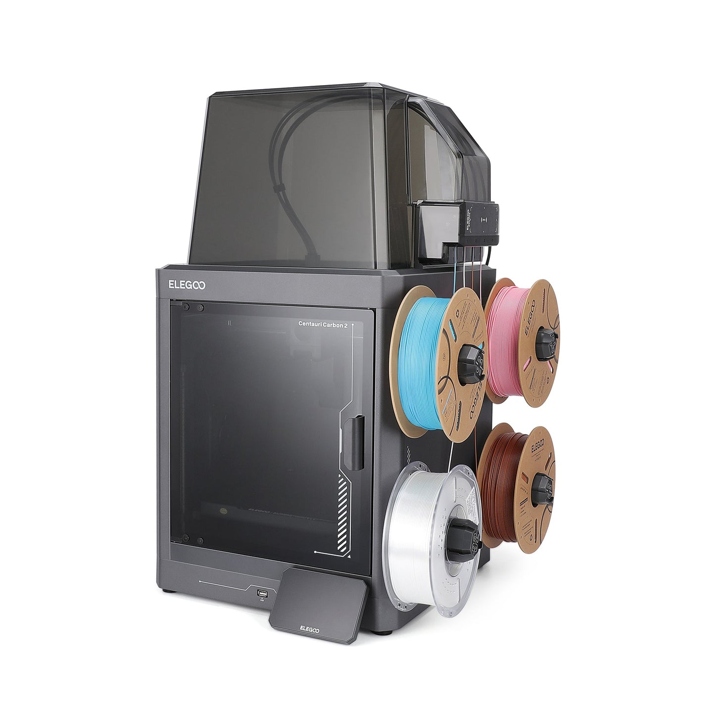 Elegoo - Pack4 x Centauri Carbon 2 Combo - Imprimante 3D avec Multicolore CC2 + CANVAS