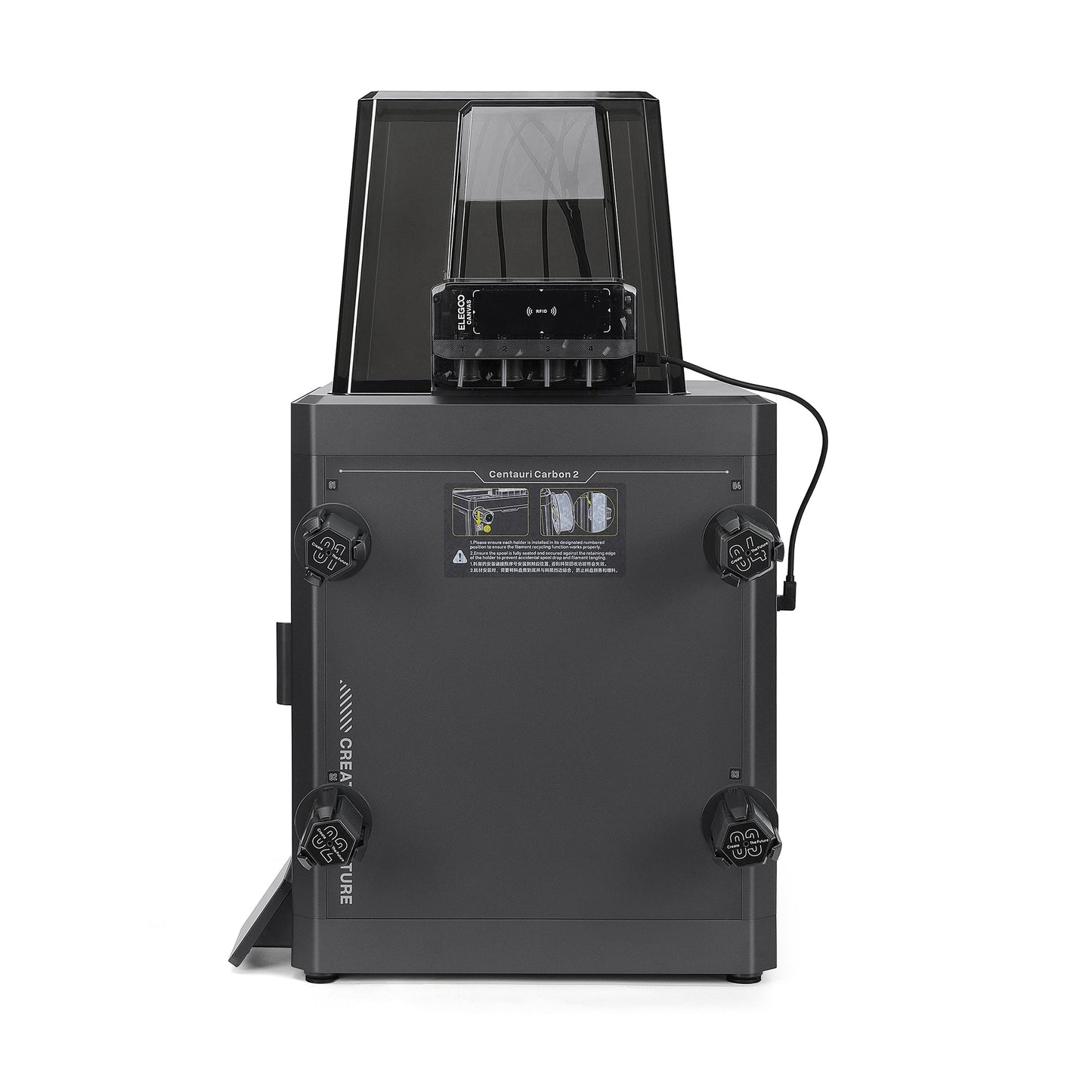 Elegoo - Pack4 x Centauri Carbon 2 Combo - Imprimante 3D avec Multicolore CC2 + CANVAS