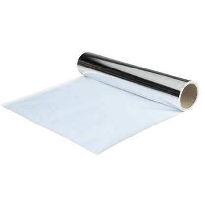 Chemica - Bling Bling Mirror - Rouleau de Thermocollant  Effet Miroir Argent - 50 cm x 5 m