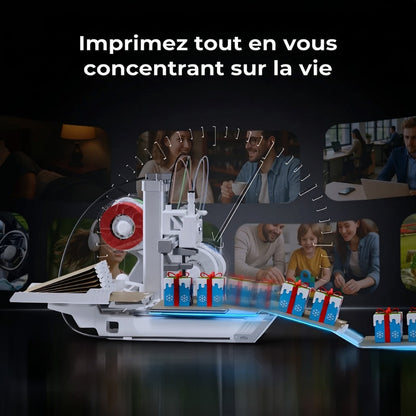 Pack Chitu Systems - PlateCycler C1M avec 4 Plateaux PEI Texturés Supplémentaires