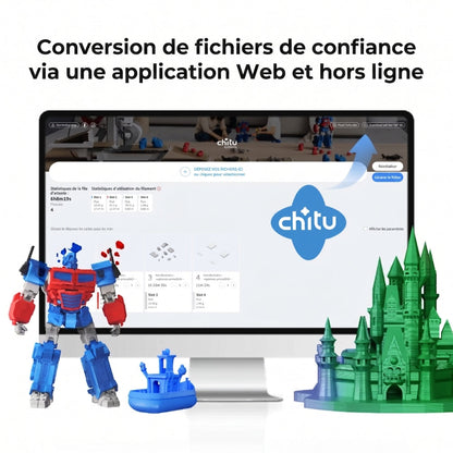 Pack Chitu Systems - PlateCycler C1M avec 4 Plateaux PEI Texturés Supplémentaires