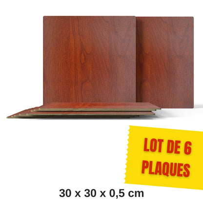 Creality - 6 Plaques de Contreplaqué en Bois de Rose (Rosewood Plywood Sheets) - 30 x 30 cm - 5 mm