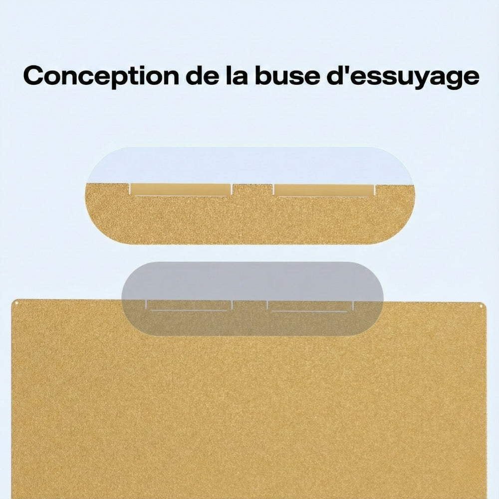 Creality - K2 Pro - Plateau d'impression PEI Double Face Givré