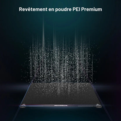 Creality - K2 Plus - Plateau d'impression PEI Givré - 350 x 350 mm