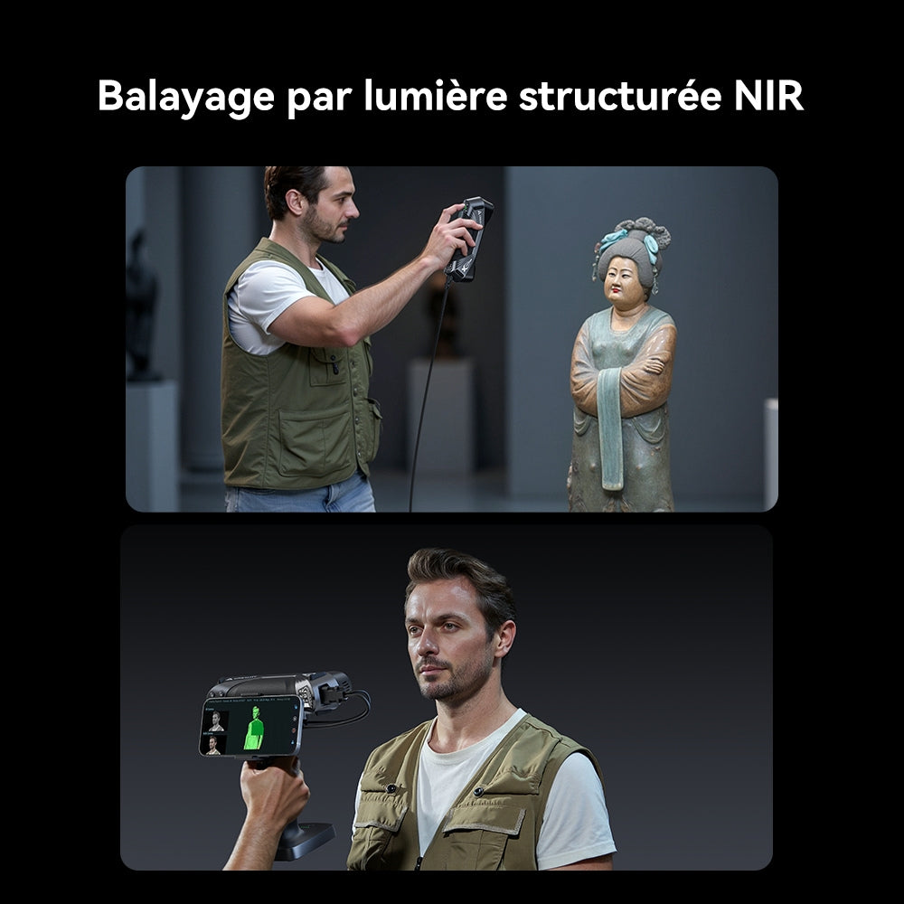 Creality - Raptor X avec ScanBridge - Scanner Hybride Laser Bleu & NIR