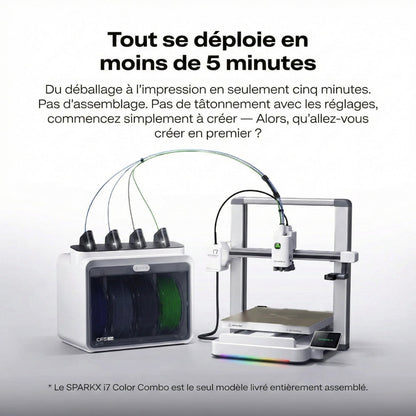 Pack Creality SPARKX i7 Color Combo avec 2 Bobines Offertes