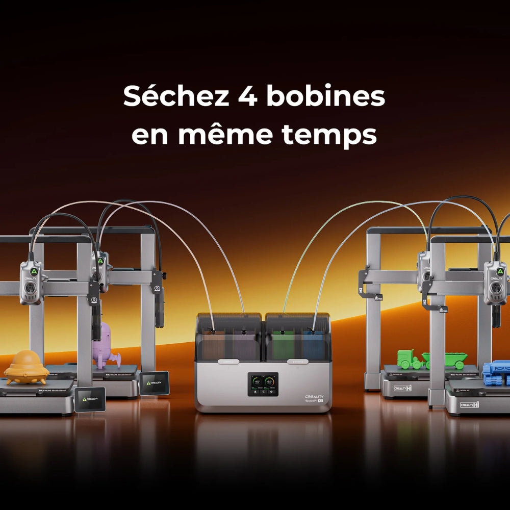 Creality - SpacePi X4 - Boîte de séchage 4 Bobines