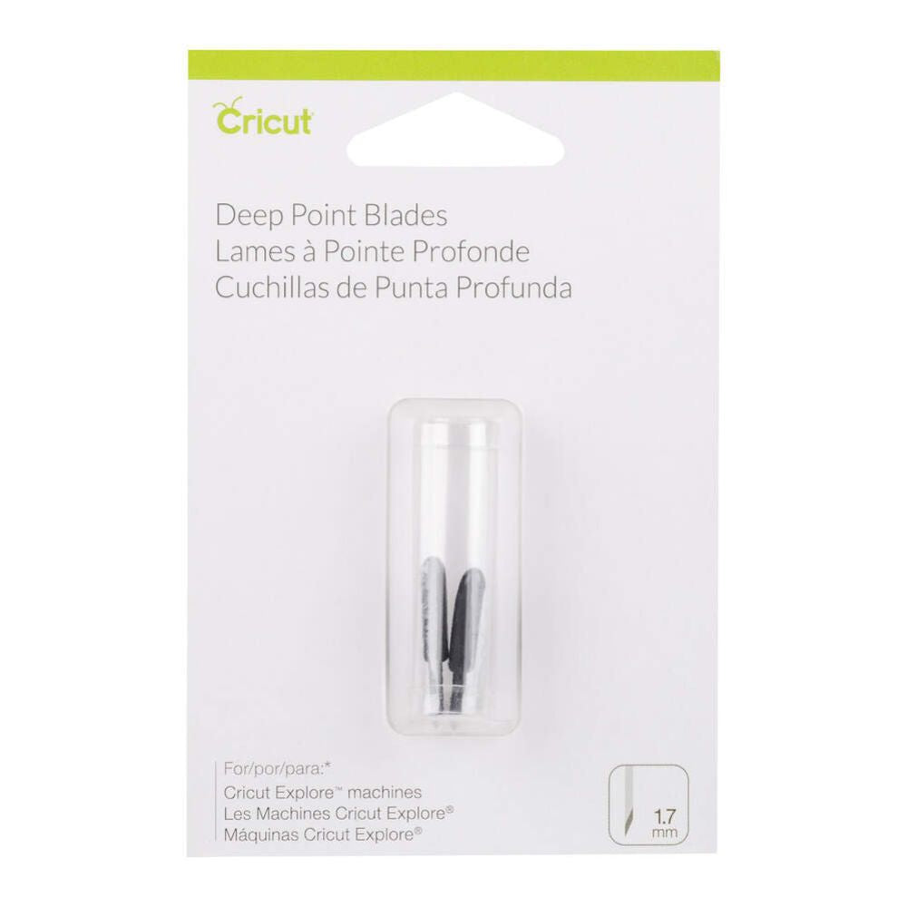 Cricut - Lame de Recharge à Pointe Profonde - 2 pièces