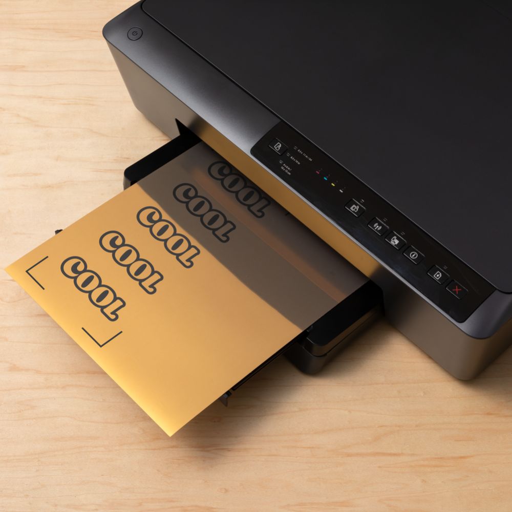 Cricut - Printable Vinyl  - 10 Feuilles de Vinyle Imprimable - Impression