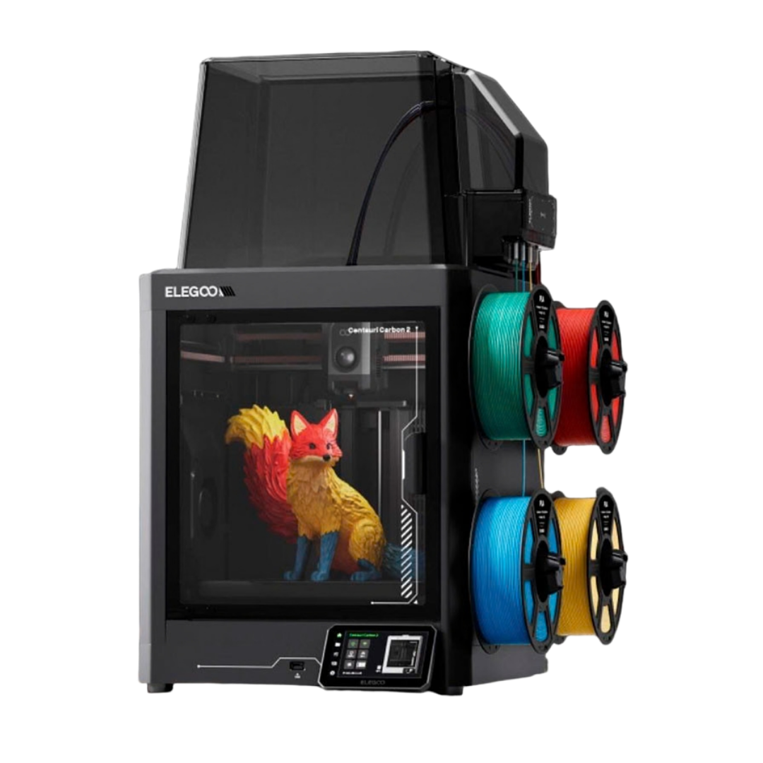Elegoo - Mega Pack Centauri Carbon 2 Combo - Imprimante 3D avec Multicolore CC2 + CANVAS