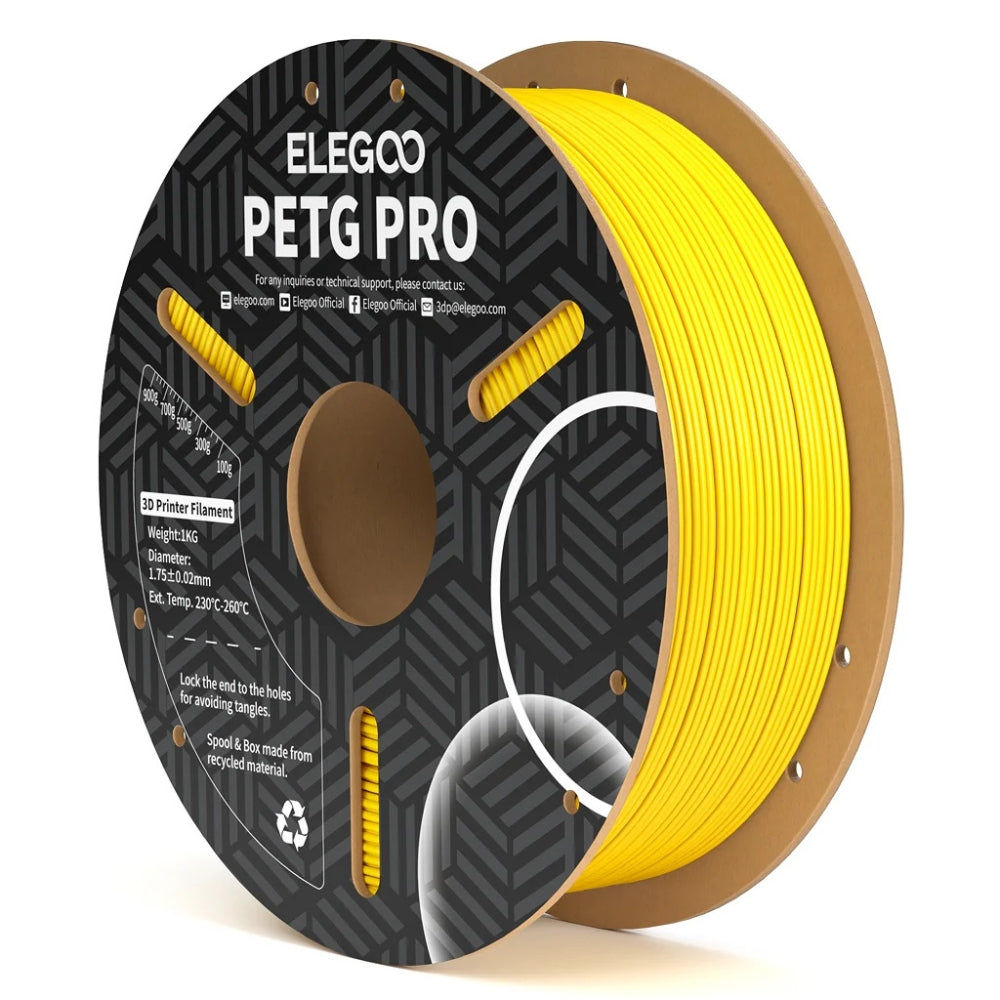 Elegoo - PETG Pro - Jaune (Yellow) - 1,75 mm - 1 kg