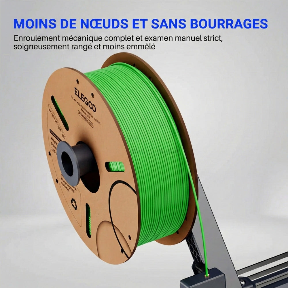 Elegoo - PLA - Rouge (Red) - 1,75 mm - 1 kg - RFID