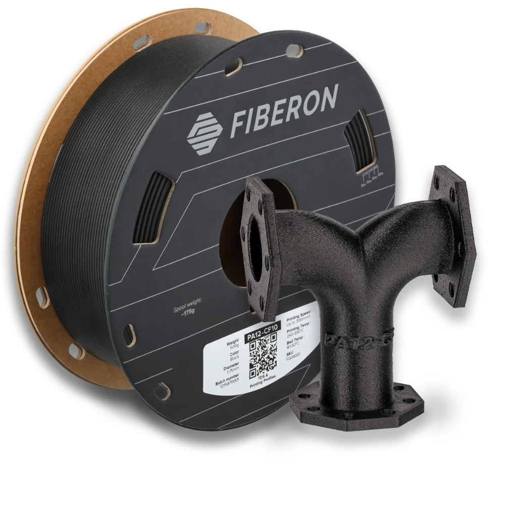 Fibreon - PA12-CF10 Noir (Black) - 1,75 mm - 500g