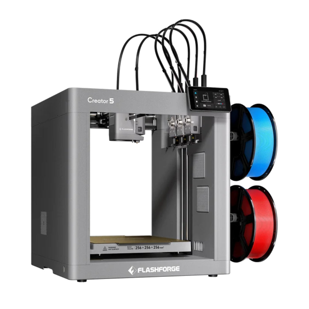 Flashforge - Creator 5 - Imprimante 3D Multi-Couleurs à 4 Têtes d'Impression