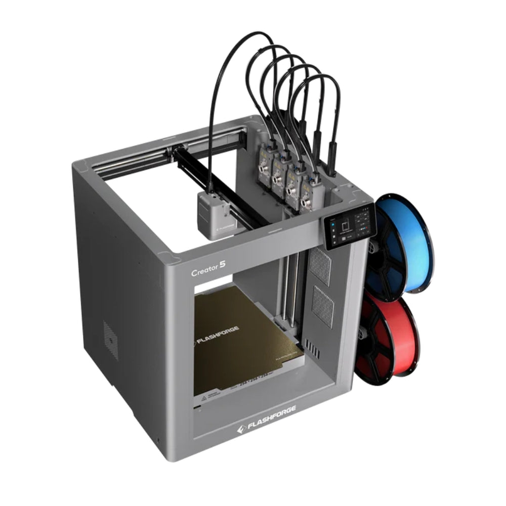 Flashforge - Creator 5 - Imprimante 3D Multi-Couleurs à 4 Têtes d'Impression