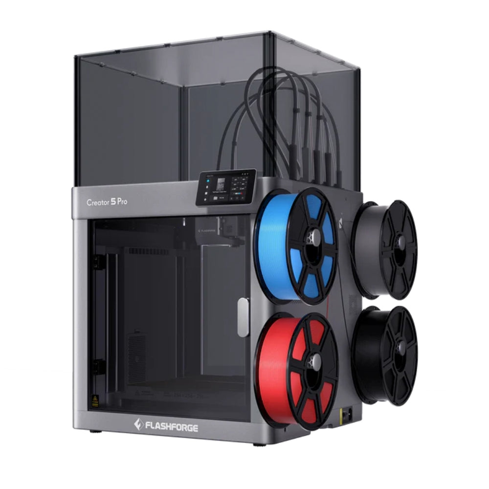 Flashforge - Creator 5 Pro - Imprimante 3D Fermée Multi-Couleurs à 4 Têtes d'Impression