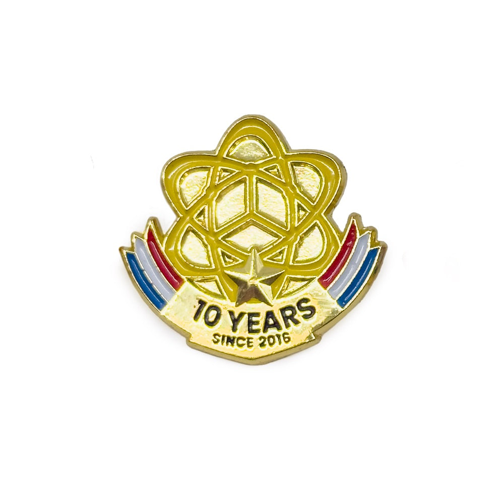 Pins ** Collector ** Atome3D 10 ans - Jaune