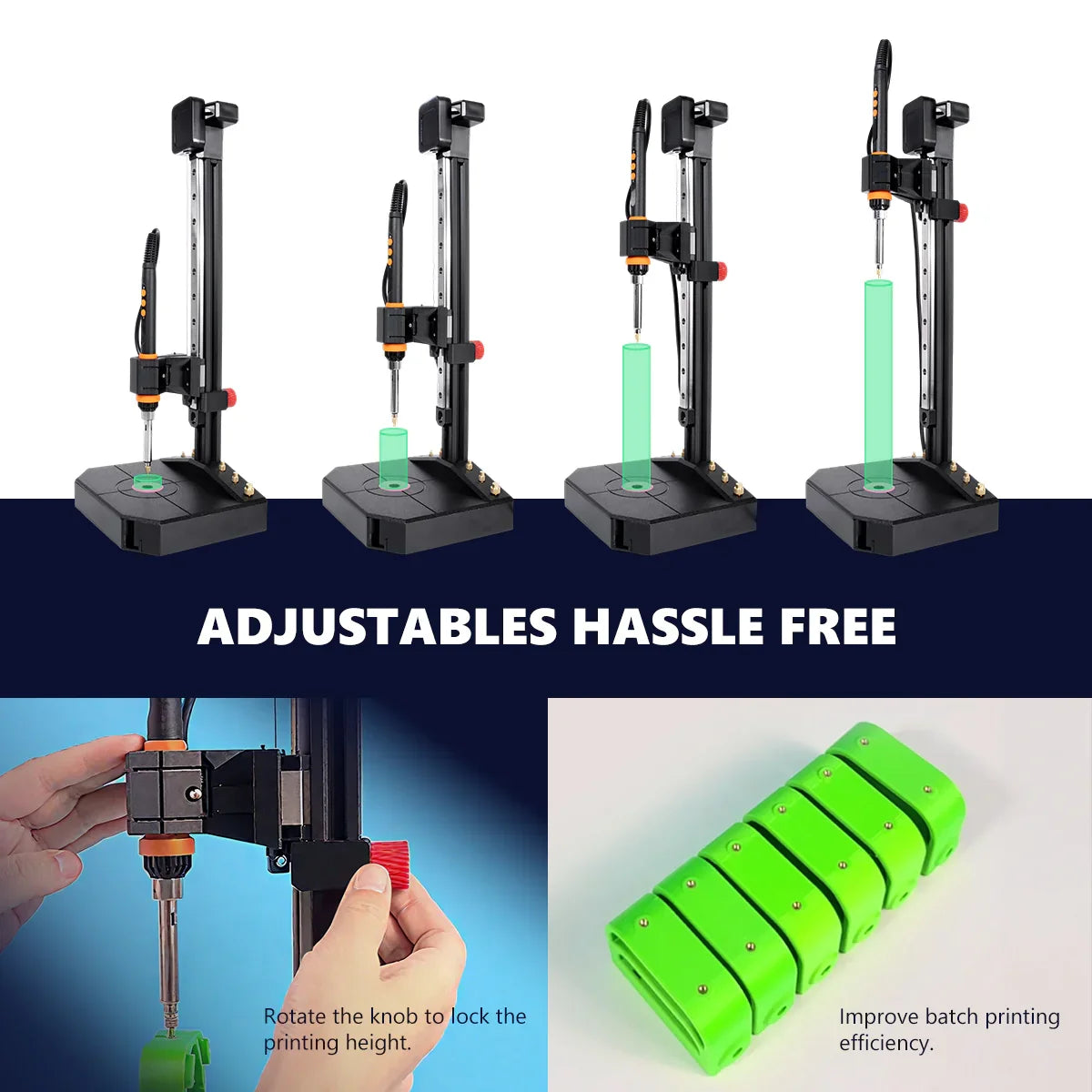 Mintion - NutoPress Pro Pour Insert Fileté Conçu pour Impression 3D (Nutopress Pro Heat Insert Tool