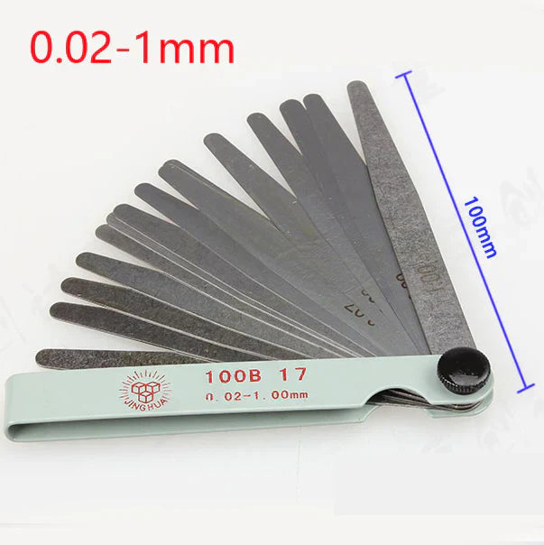 Outils de Précision - Jeu de 17 cales de 0.02 mm à 1 mm, Accessoires imprimante 3D, Improve3D