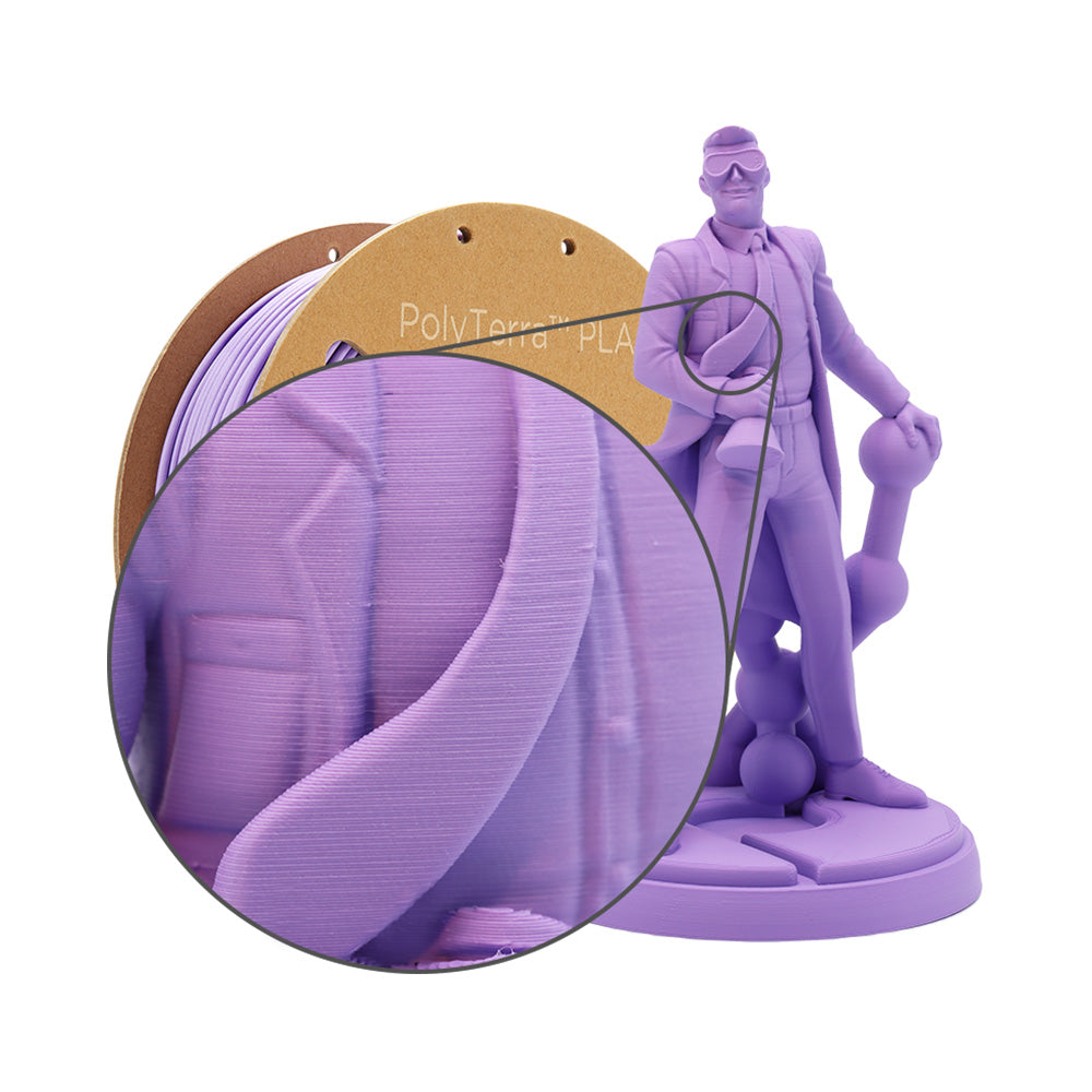 Polymaker - PolyTerra PLA - Violet Lavande (Lavender Purple) - 1.75 mm - 1 kg