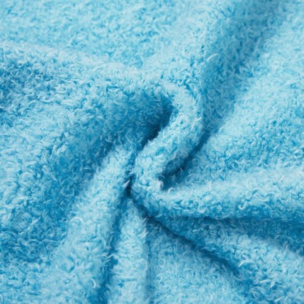 MissKraft - Sublimation - Sac en Peluche - 34 x 37 cm  - Bleu