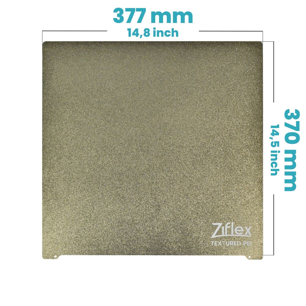 Ziflex - Plateau Flexible PEI 377 x 370 mm Textured - Ender 5+