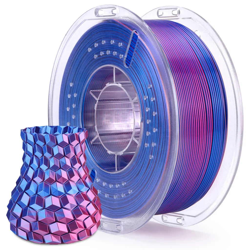 Elegoo - Silk PLA - Bleu Magenta (Blue Magenta) - 1,75 mm - 1 kg