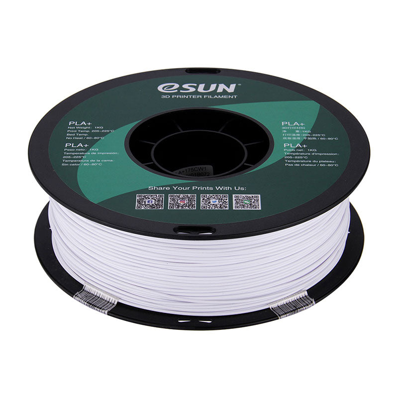 eSun - PLA+ - Blanc Froid (Cold White) - 1,75 mm - 1 kg