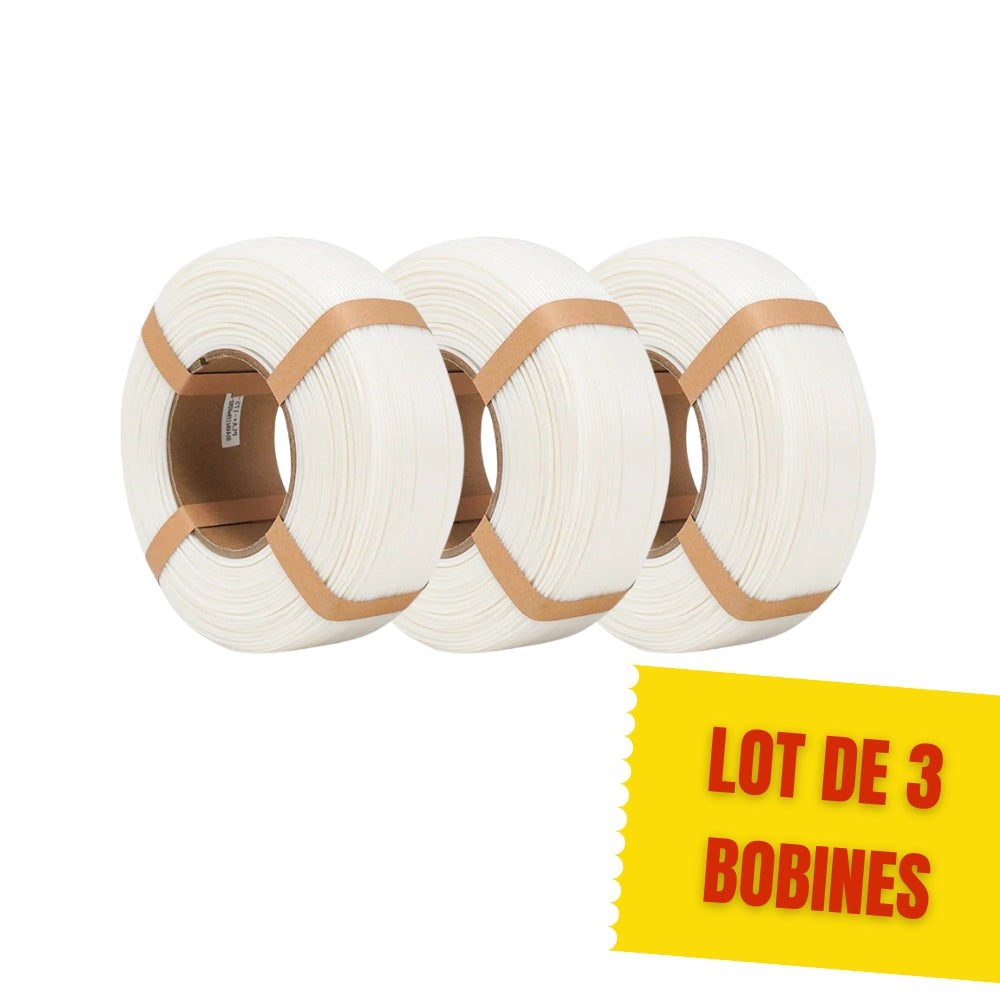 Pack Refill eSun - 3x PLA+ Blanc