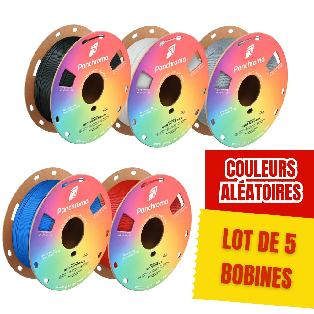 Pack 5 Panchroma Matte PLA