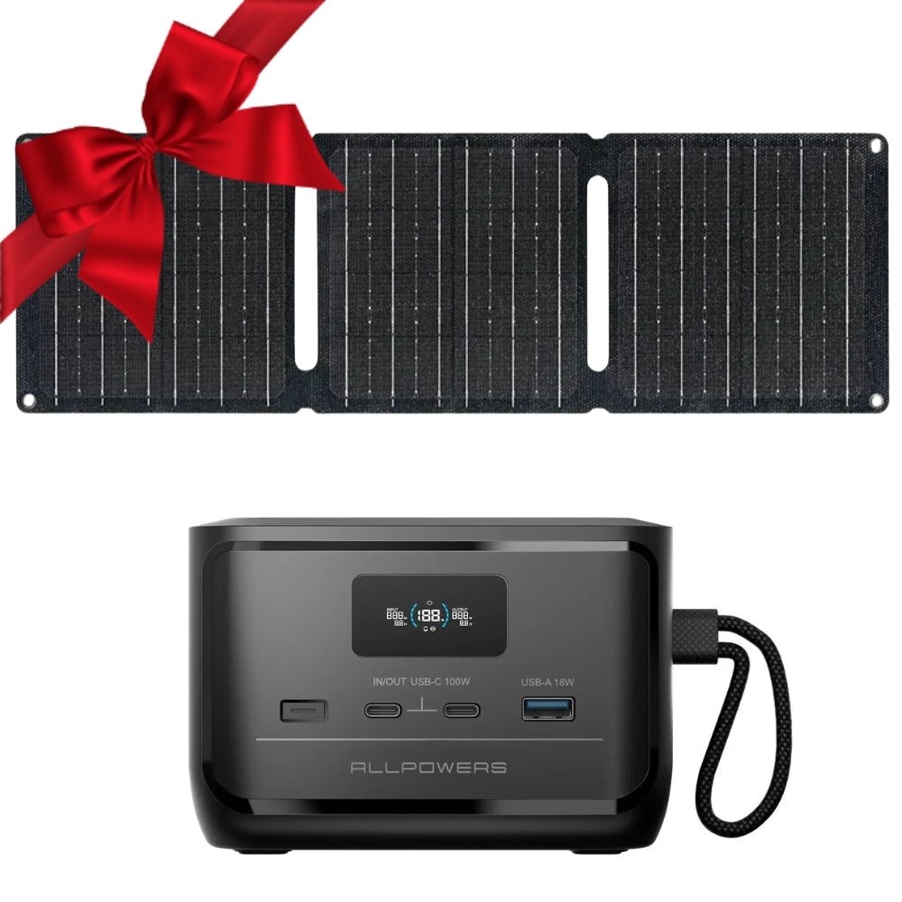 Pack ALLPOWERS - SOLAX P100 DC avec Panneau solaire SP001
