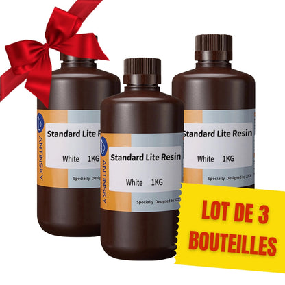 Pack Antinsky - 3x Standard Lite Resin - Blanc (White) - 1 kg