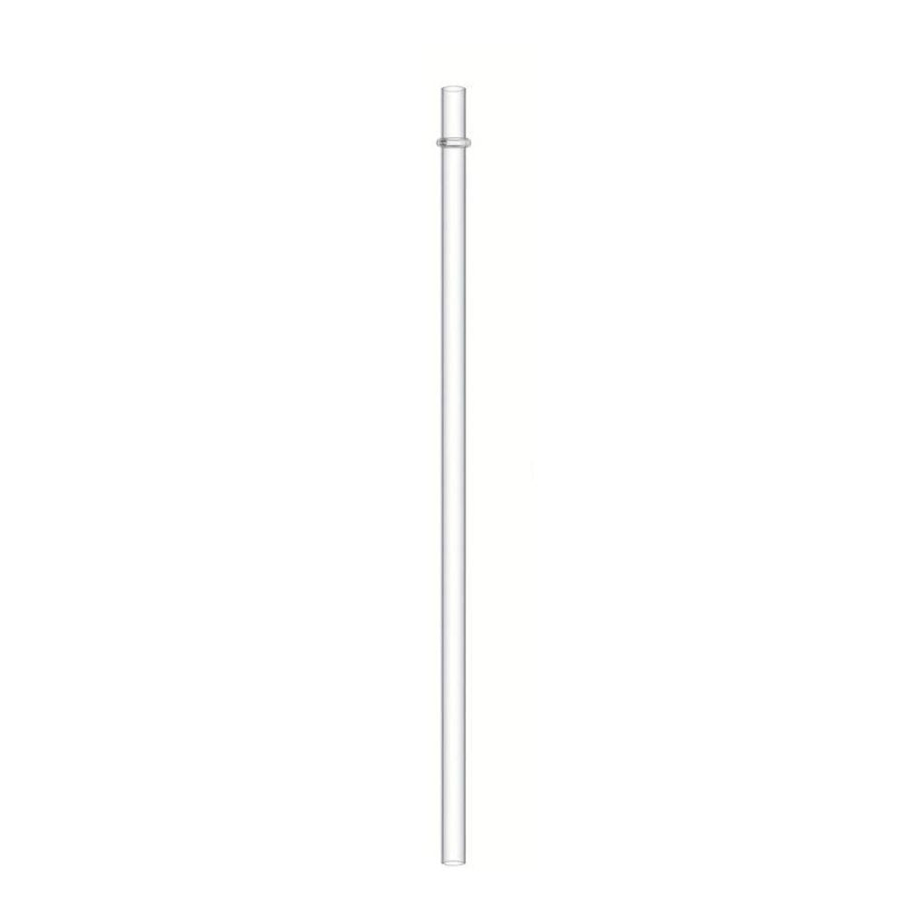 MissKraft - Paille en plastique Droite - Transparente - 26 cm