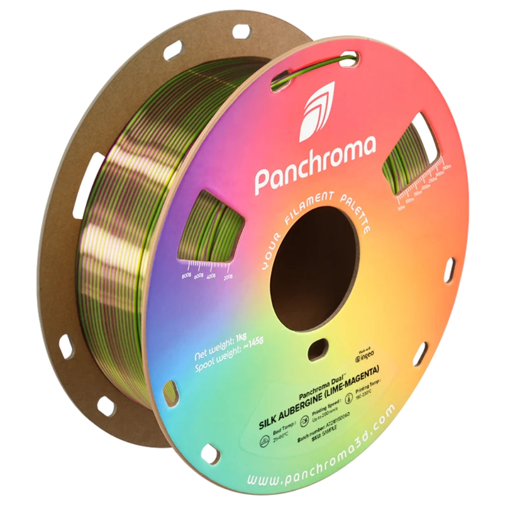 Panchroma Dual PLA - Silk Aubergine Citron-Magenta (Lime-Magenta) - 1,75 mm - 1 kg