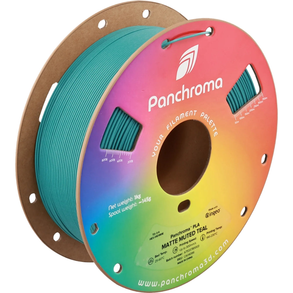 Panchroma PLA - Mat Bleu Arctique Discret (Matte Muted Teal) - 1,75 mm - 1 kg