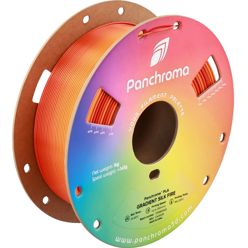 Panchroma PLA Dégradé - Soie Feu (Gradient Silk Fire) - 1,75 mm - 1 kg