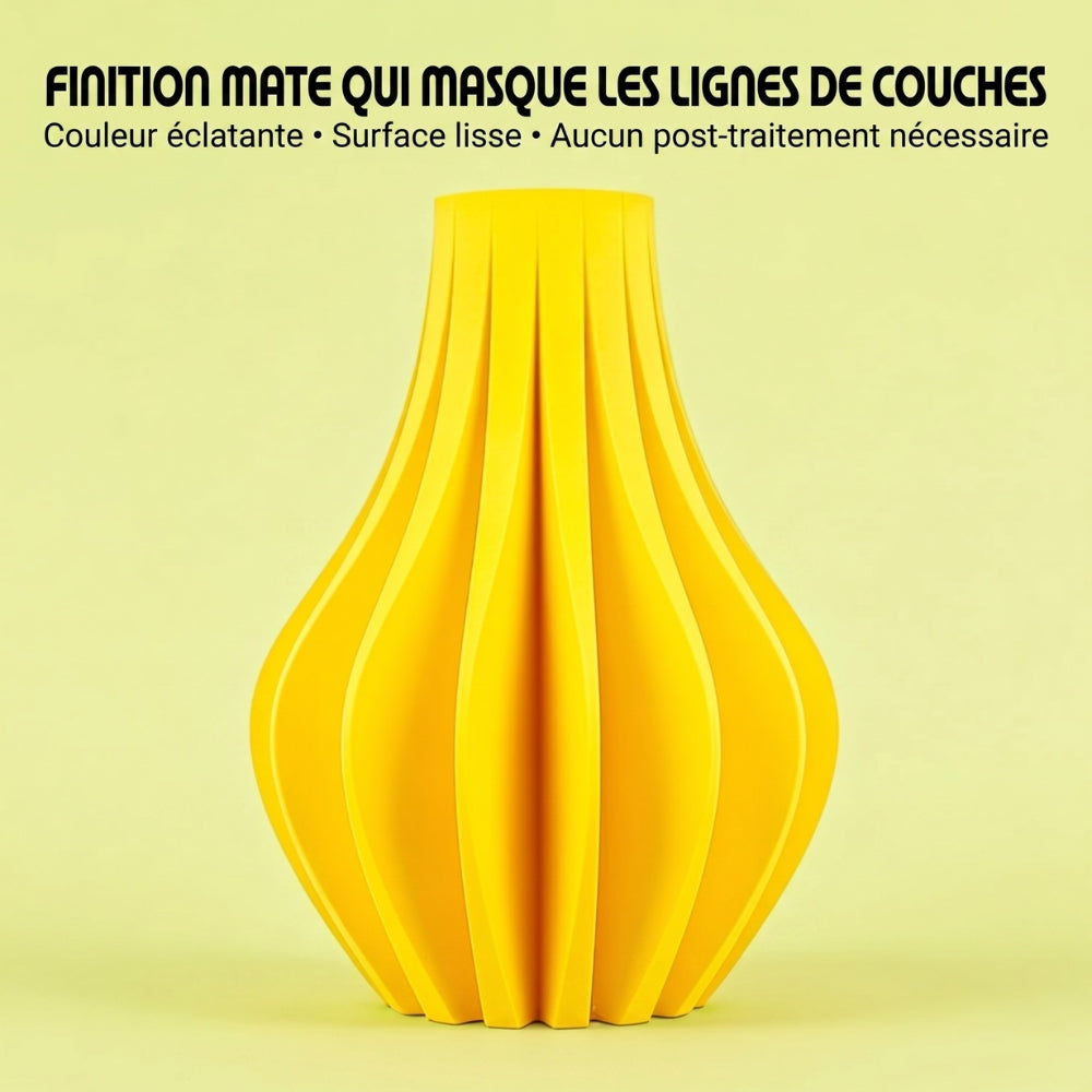 Panchroma PLA - Mat Jaune Soleil (Matte Sunshine Yellow) - 1,75 mm - 1 kg