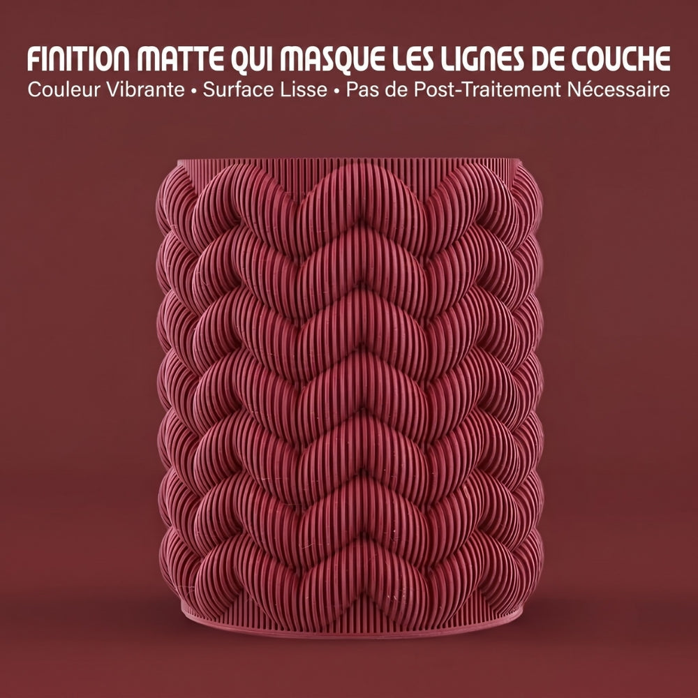 Panchroma PLA - Mat Rouge Bordeaux (Matte Wine Burgundy) - 1,75 mm - 1 kg