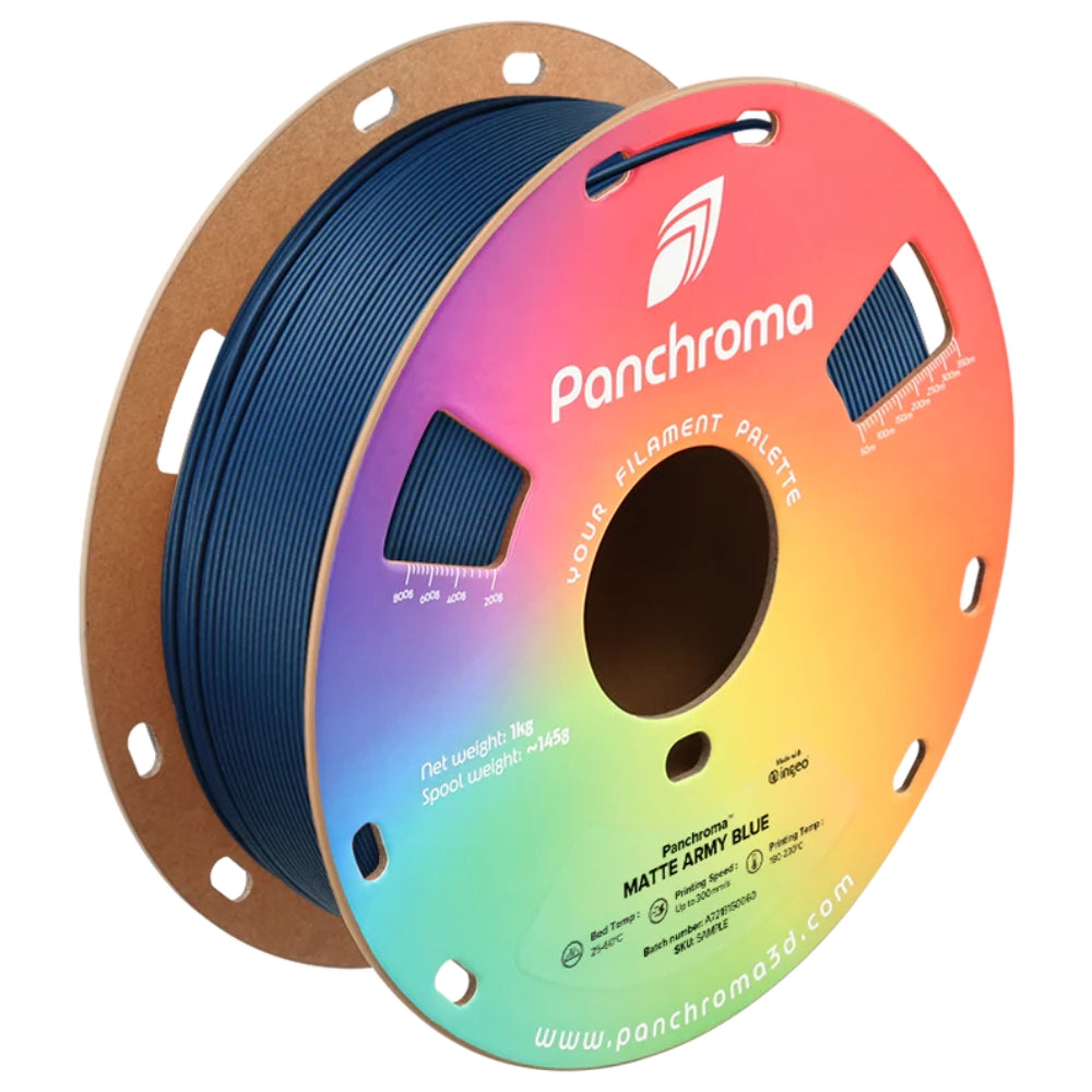 Panchroma PLA - Militaire Mat Bleu (Matte Army Blue) - 1,75 mm - 1 kg