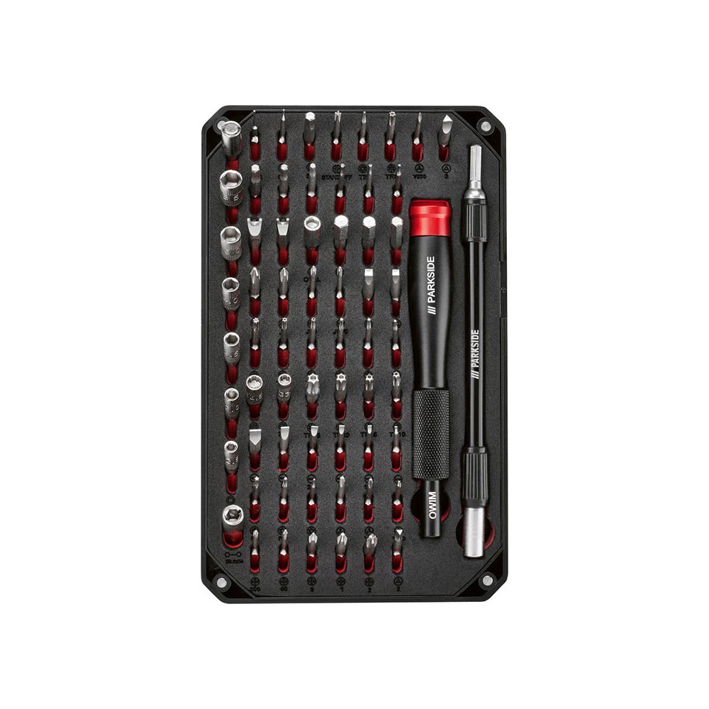 ParkSide - Set d'outils de précision (64 embouts)