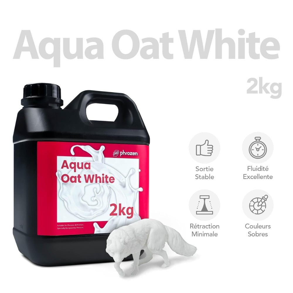 Phrozen - Résine Aqua - Blanc Avoine (Oat White) - 2 kg