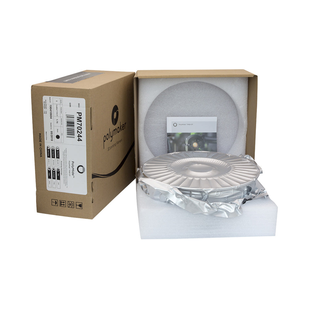 Polymaker - PolyMide PA6-CF (Nylon 6) - Noir (Black) - 1,75 mm - 2 kg
