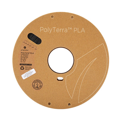 Polymaker - PolyTerra PLA - Noir Charbon (Charcoal Black) - 1,75 mm - 1 kg