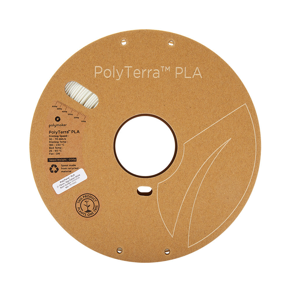 Pack 50 Polyterra Cotton White