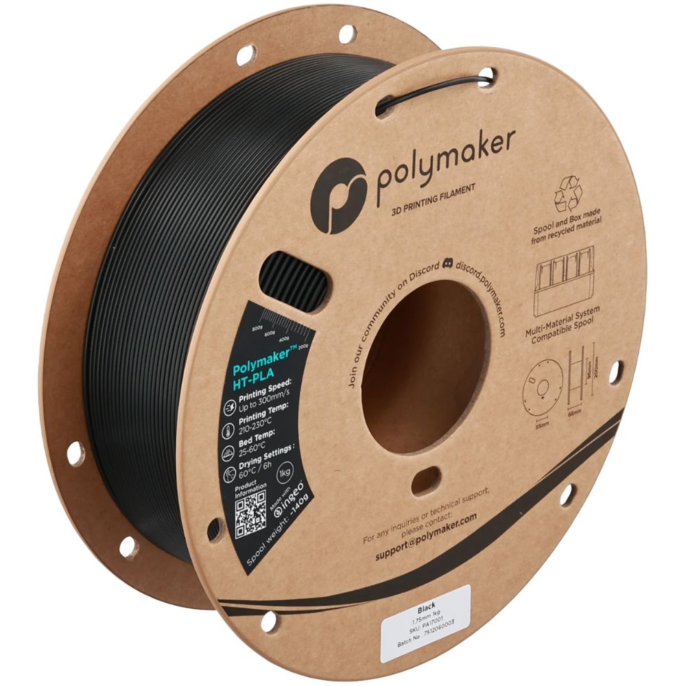 Polymaker - HT-PLA - Noir (Black) - 1,75 mm - 1 kg